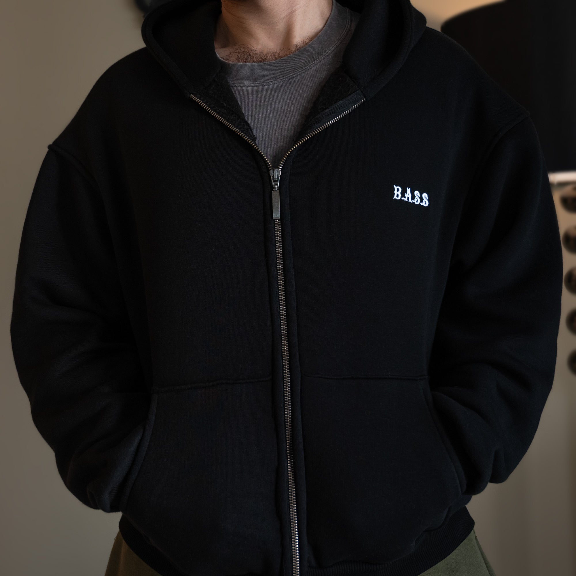 BASS Siyah Oversize Sweatshirt