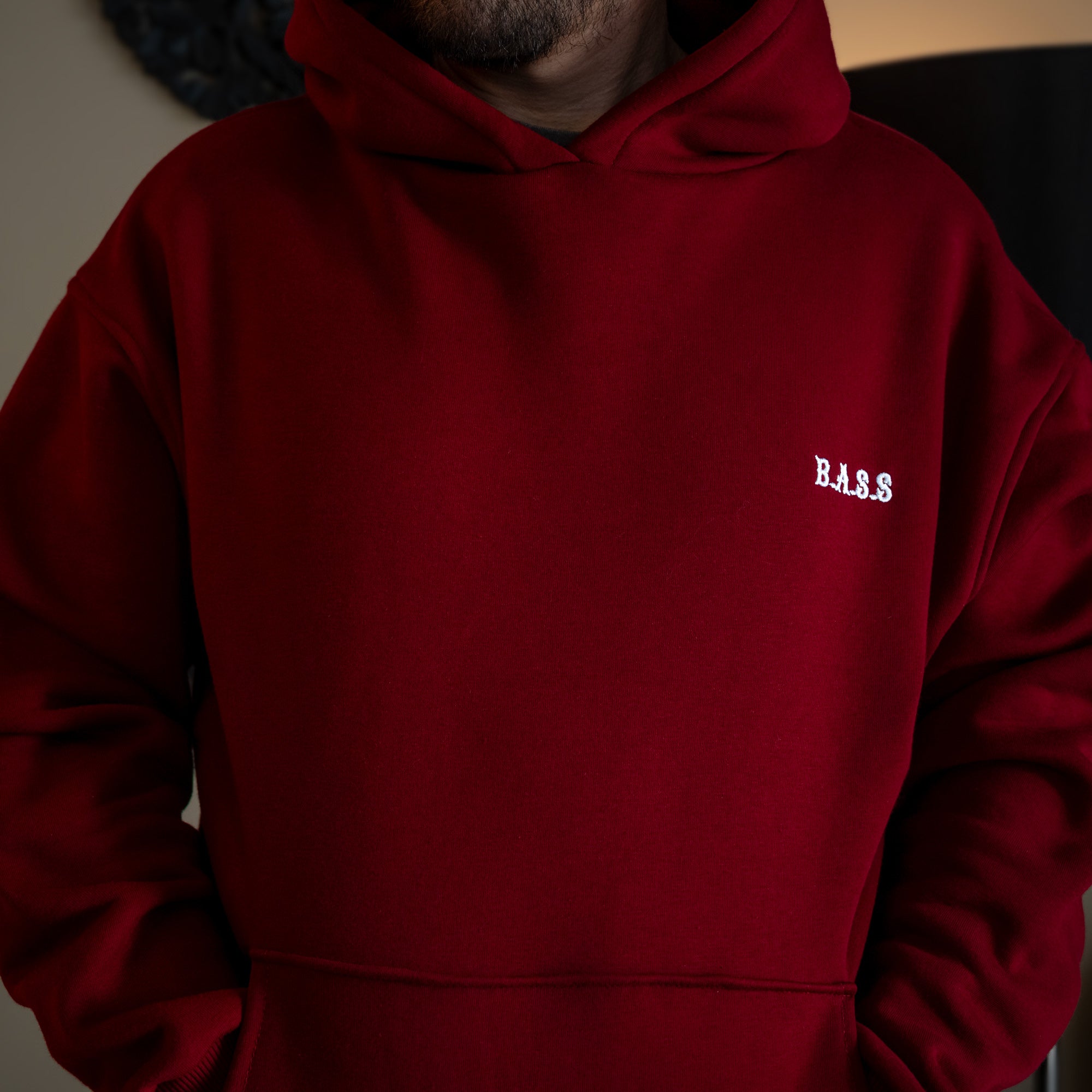 BASS Bordo Oversize Hoodie