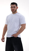 BASS Basic Premium Oversize Tişört Beyaz