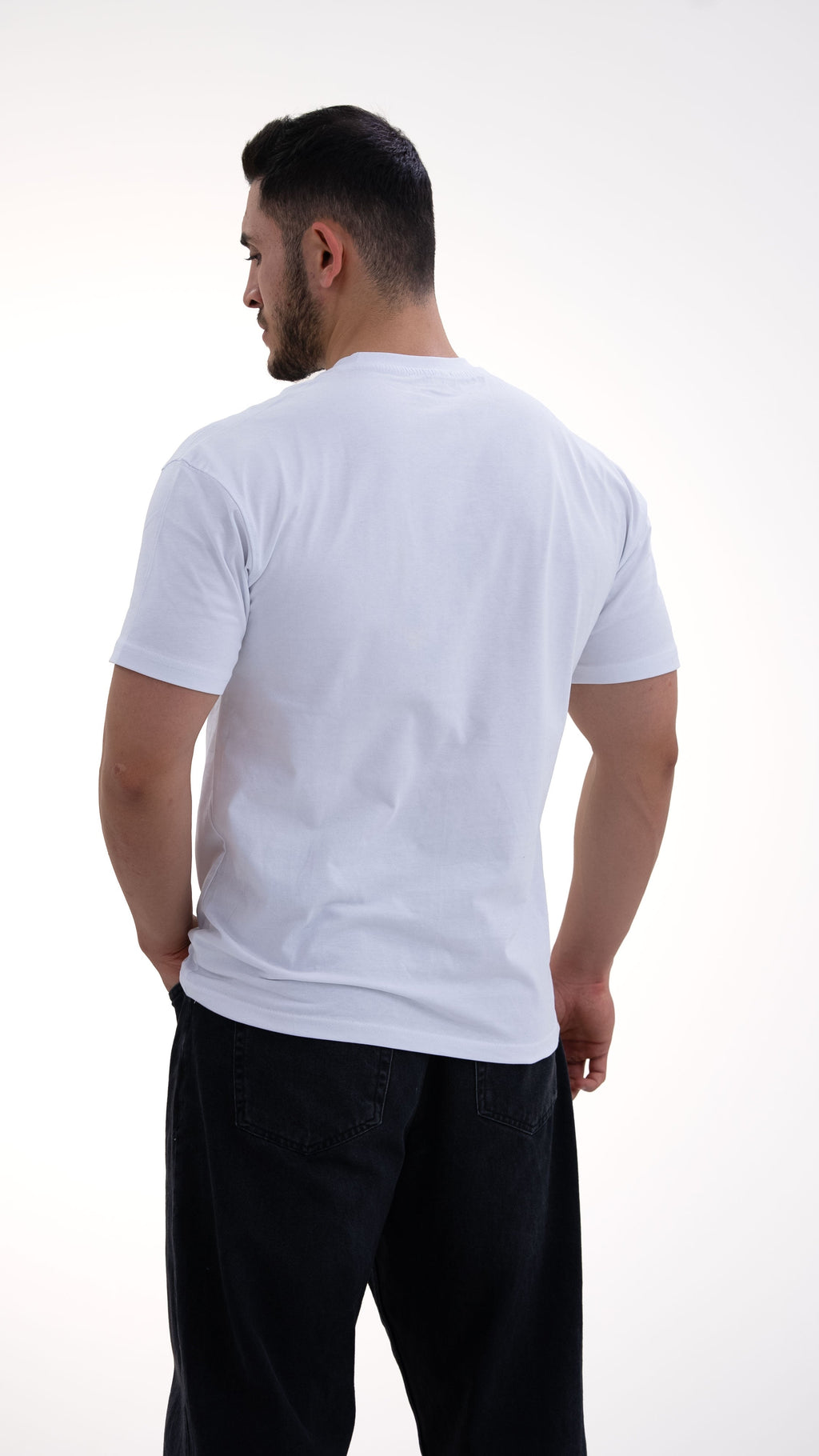 BASS Basic Premium Oversize Tişört Beyaz