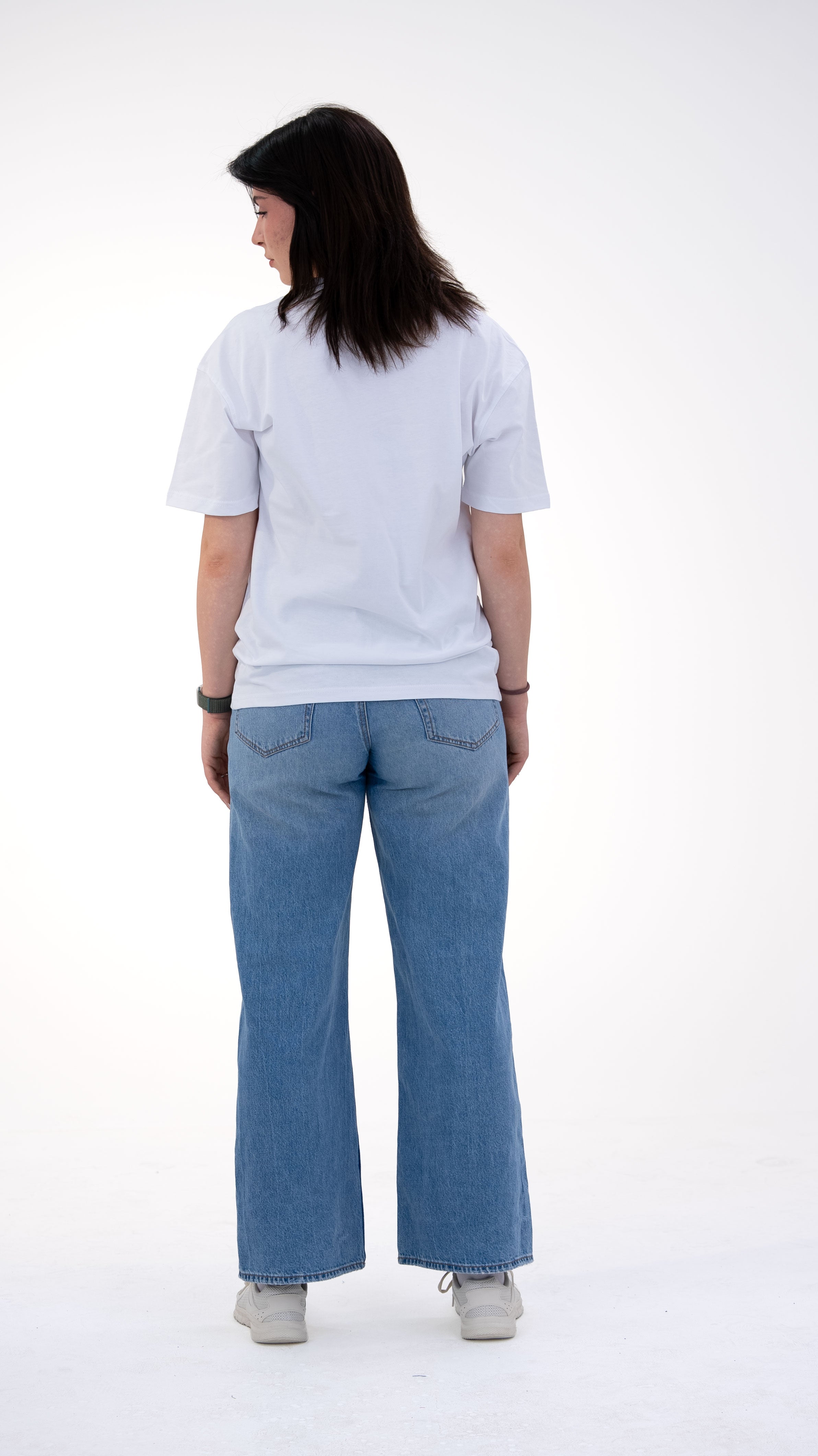 BASS Basic Premium Oversize Tişört Beyaz