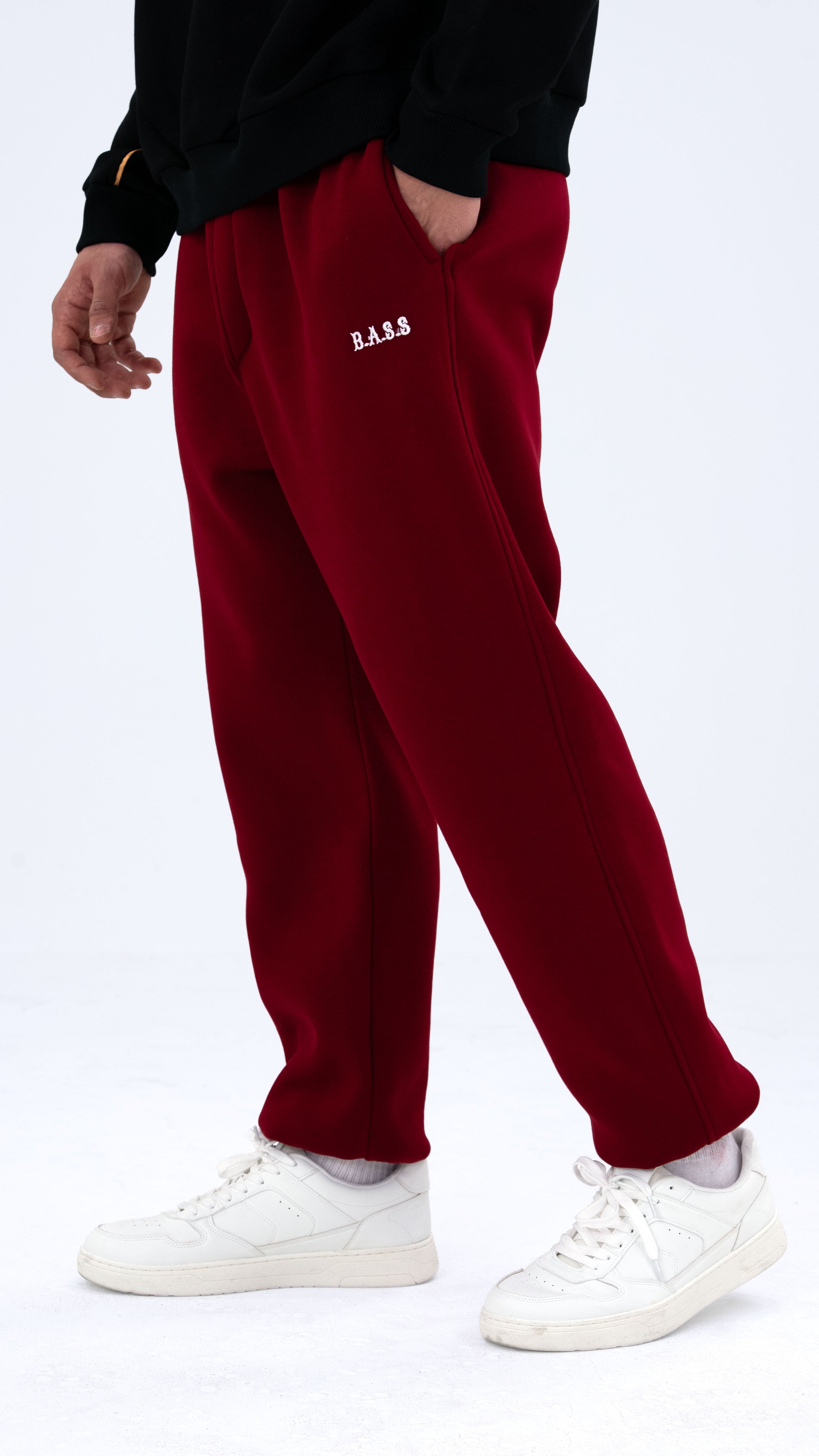 BASS Premium Oversize Eşofman Bordo
