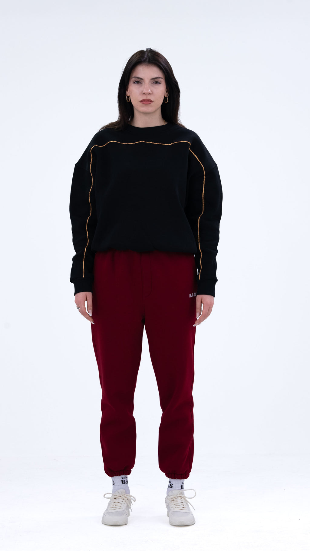 BASS Premium Oversize Eşofman Bordo