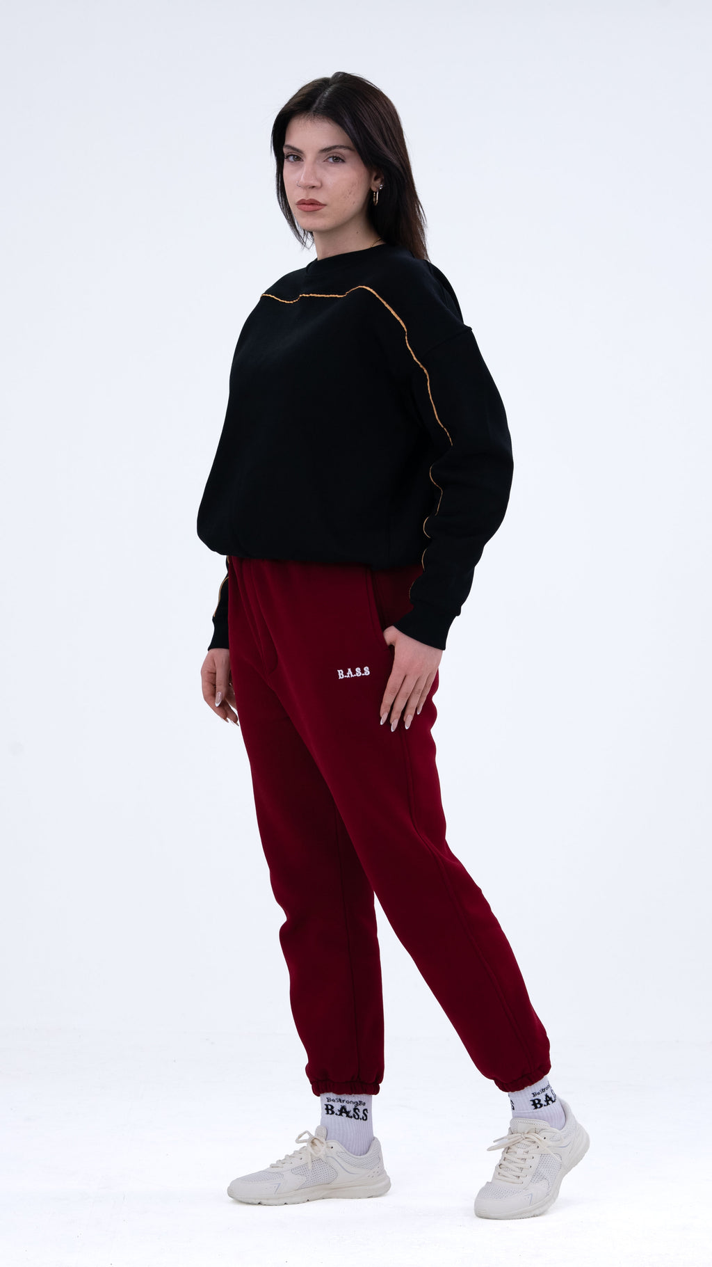 BASS Premium Oversize Eşofman Bordo
