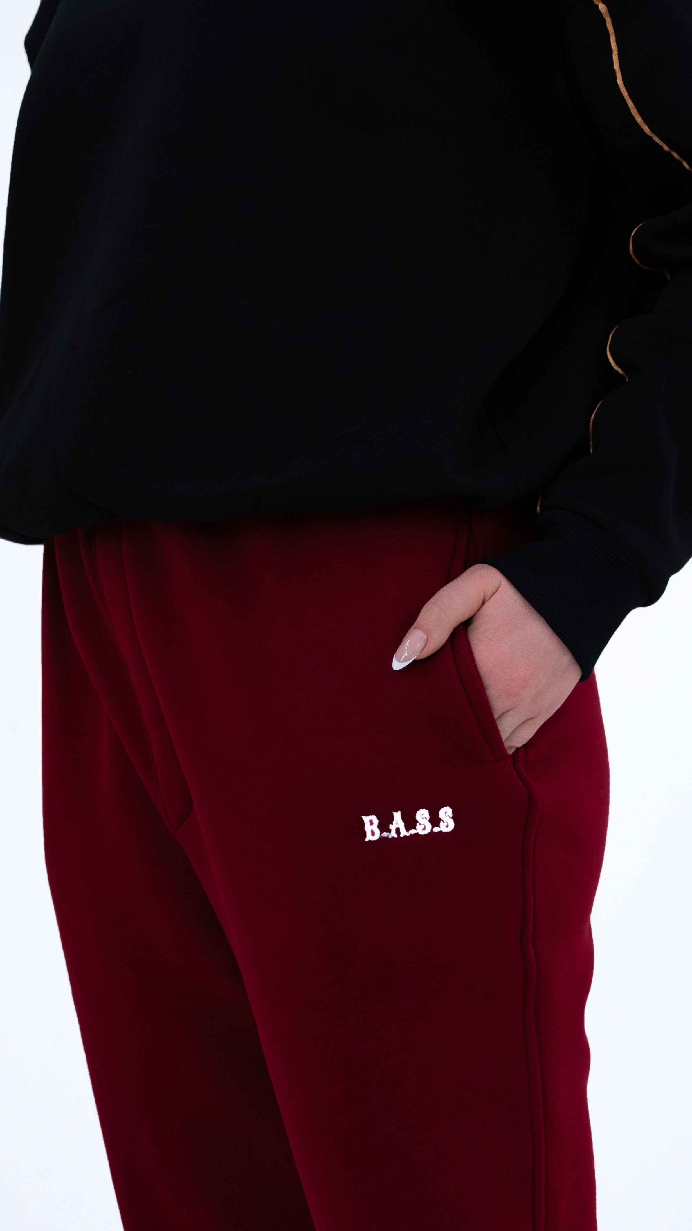 BASS Premium Oversize Eşofman Bordo