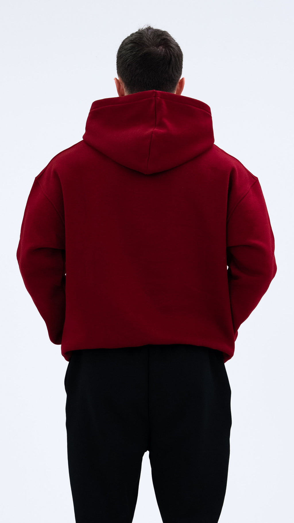 BASS Premium Oversize Hoodie Bordo