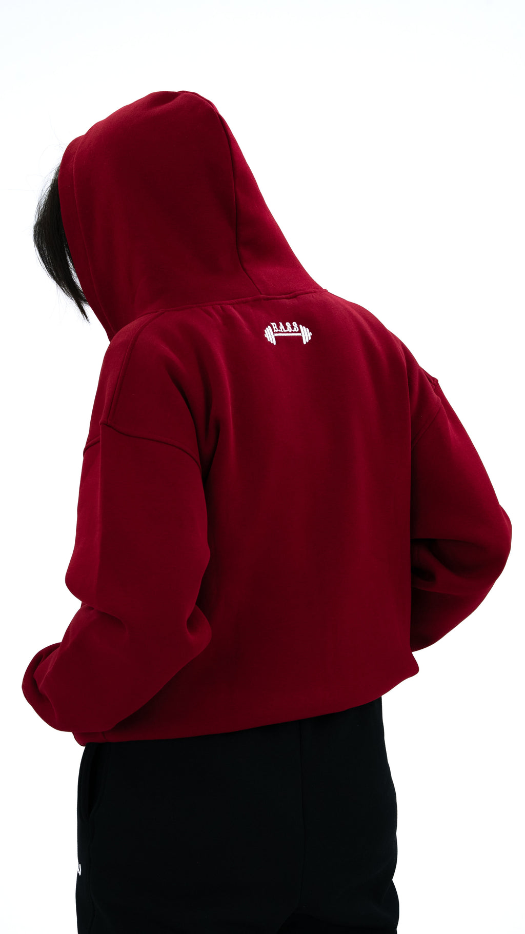 BASS Premium Oversize Hoodie Bordo