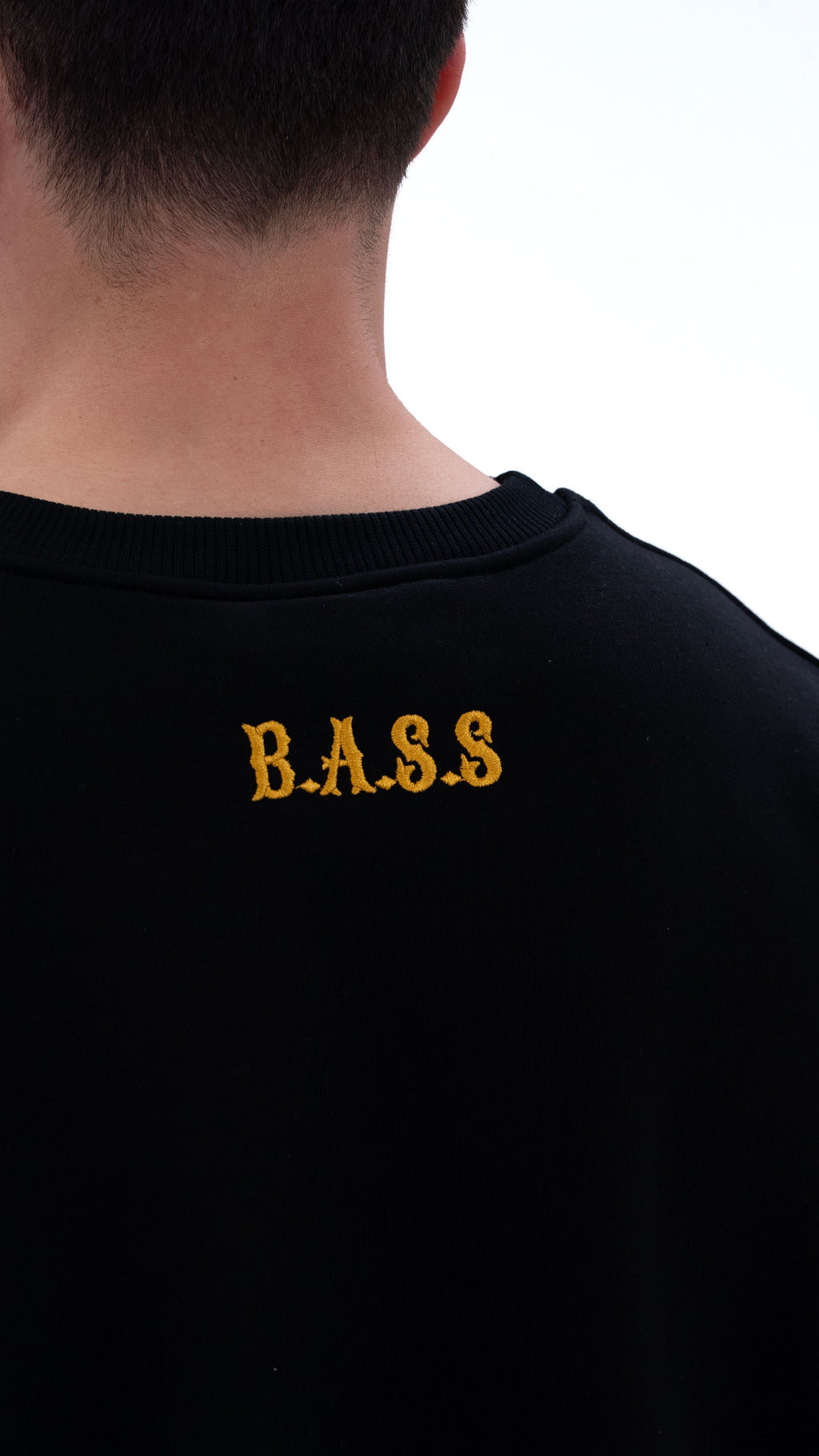 BASS Siyah Premium Sweatshirt Gold