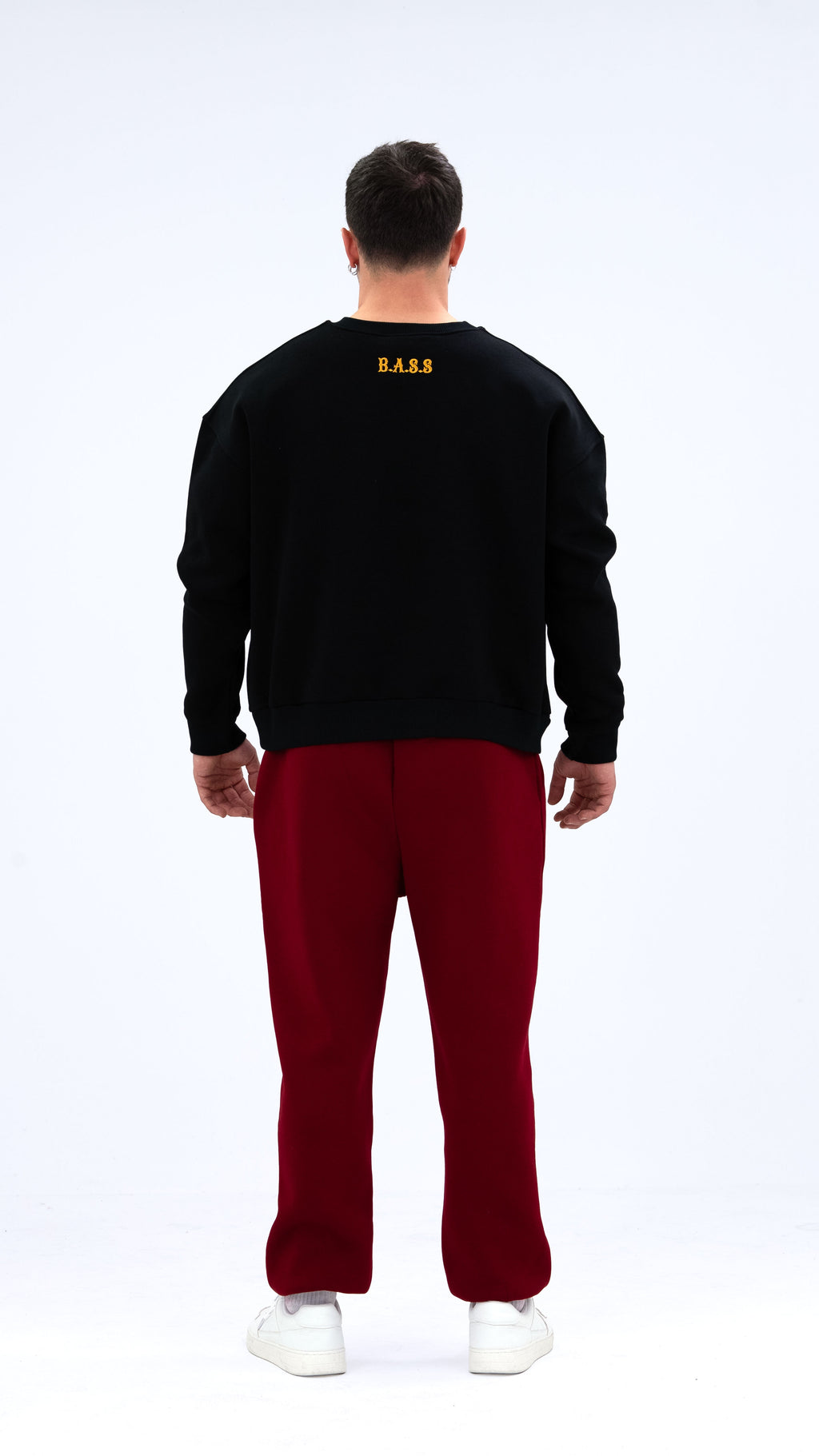 BASS Siyah Premium Sweatshirt Gold