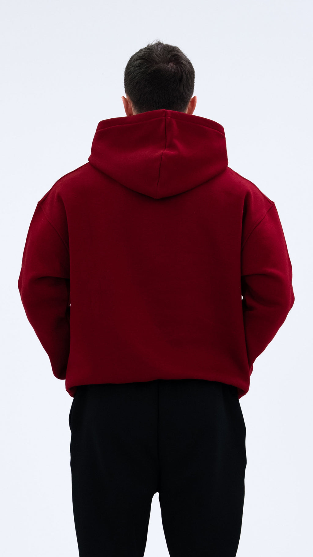 BASS Premium Oversize Hoodie Bordo