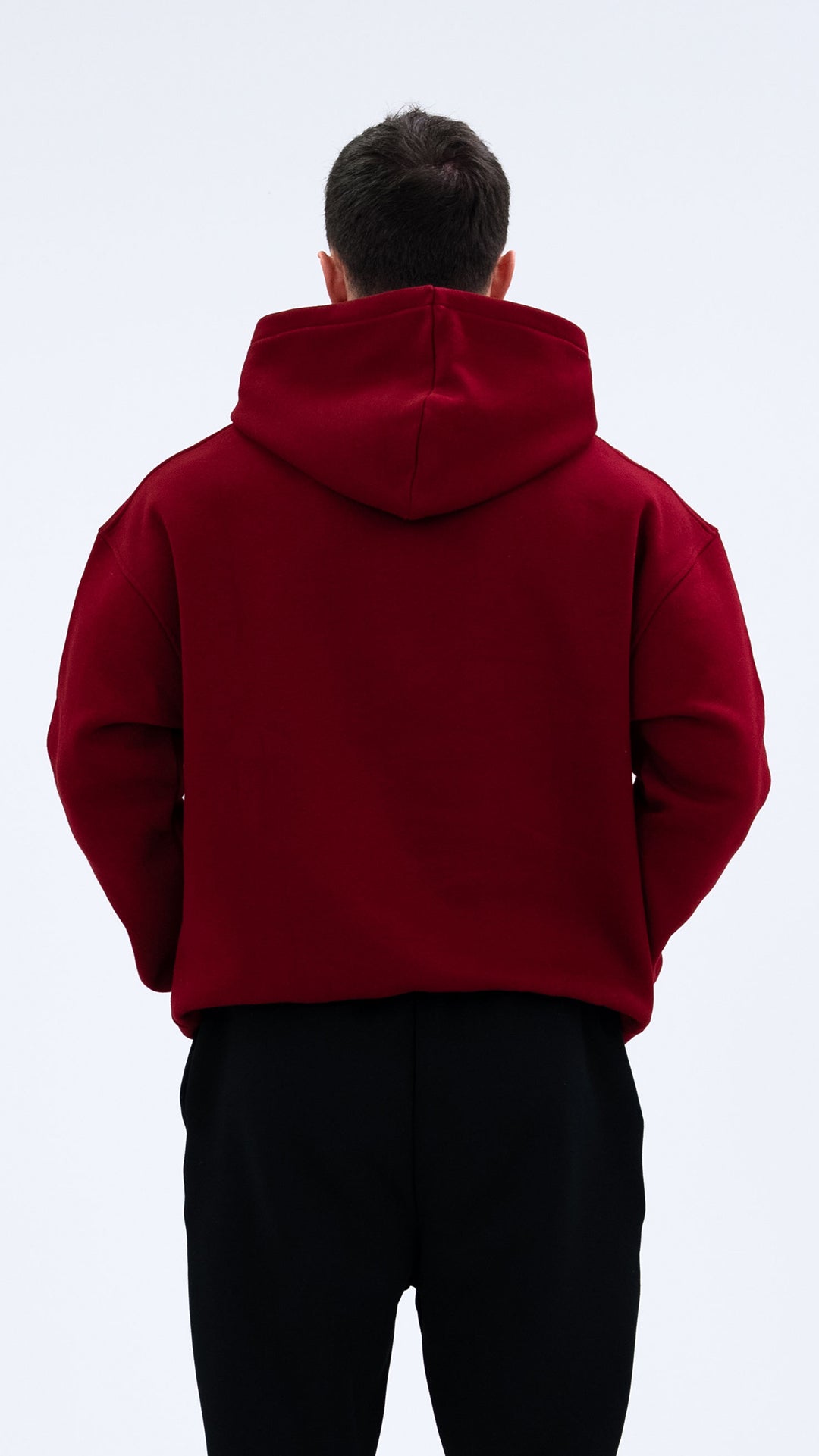 BASS Premium Oversize Hoodie Bordo