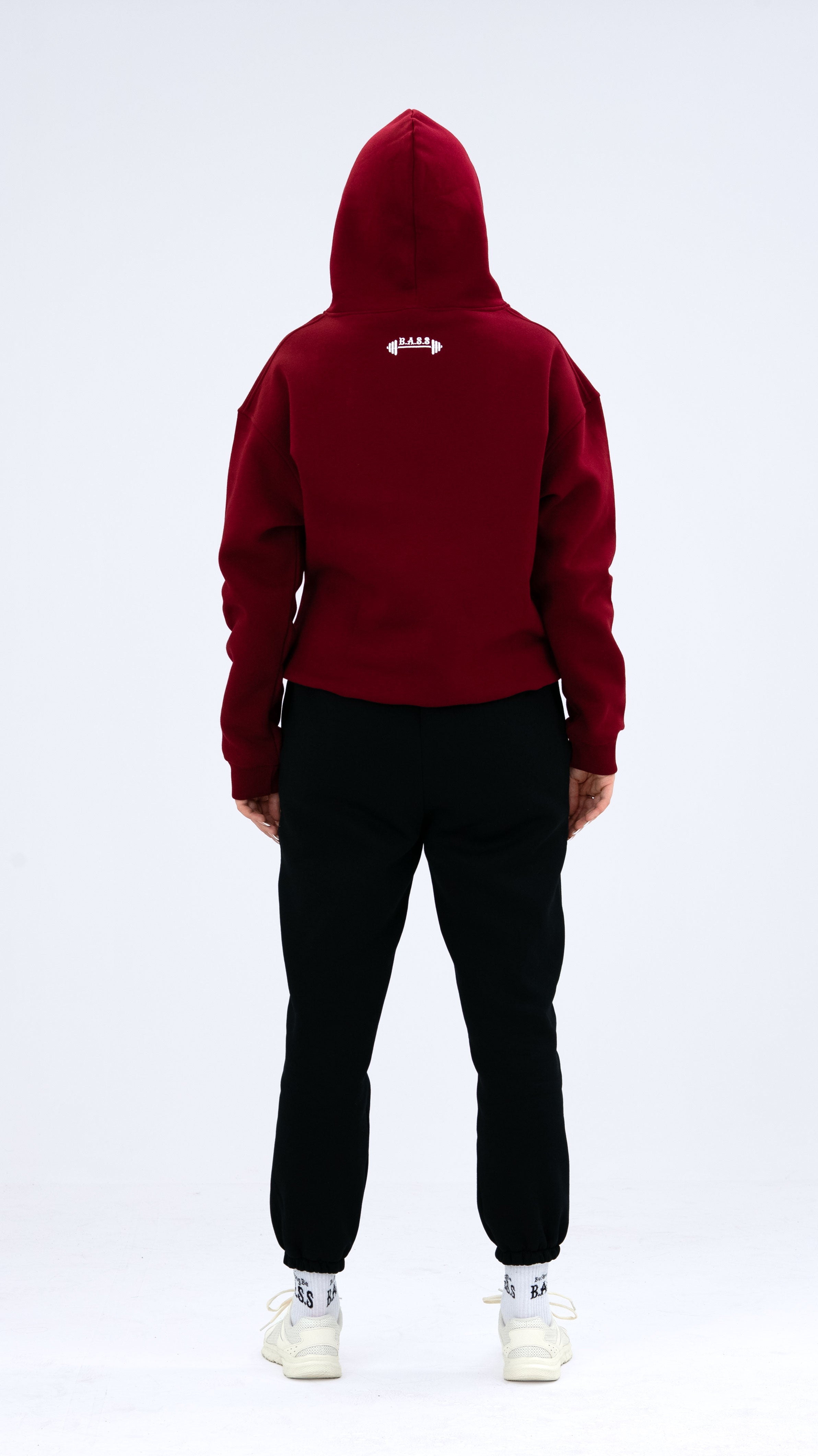 BASS Premium Oversize Hoodie Bordo