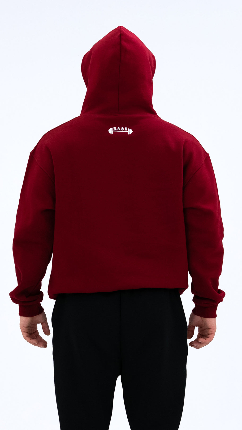 BASS Premium Oversize Hoodie Bordo