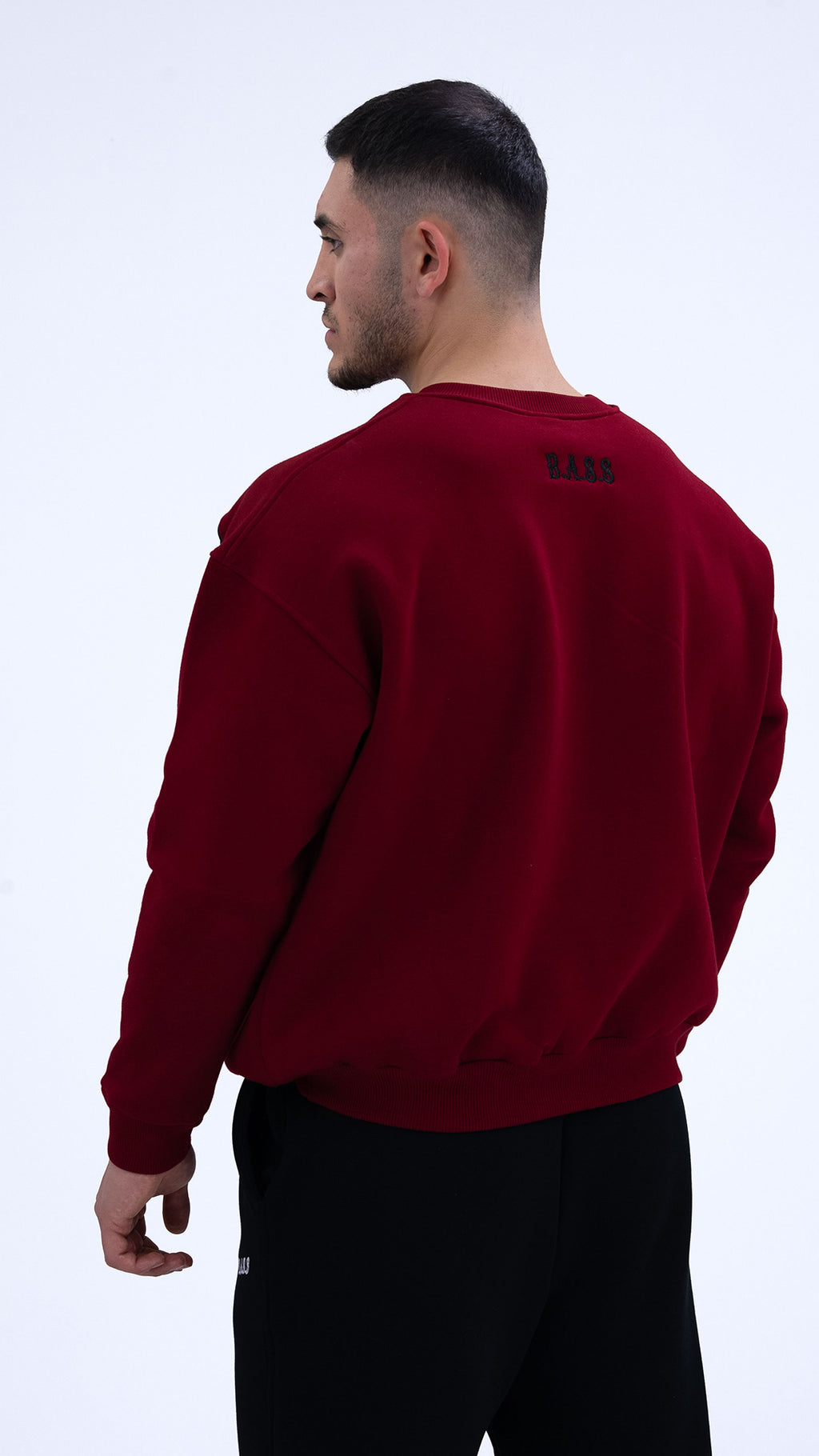 BASS Bordo Premium Sweatshirt Siyah