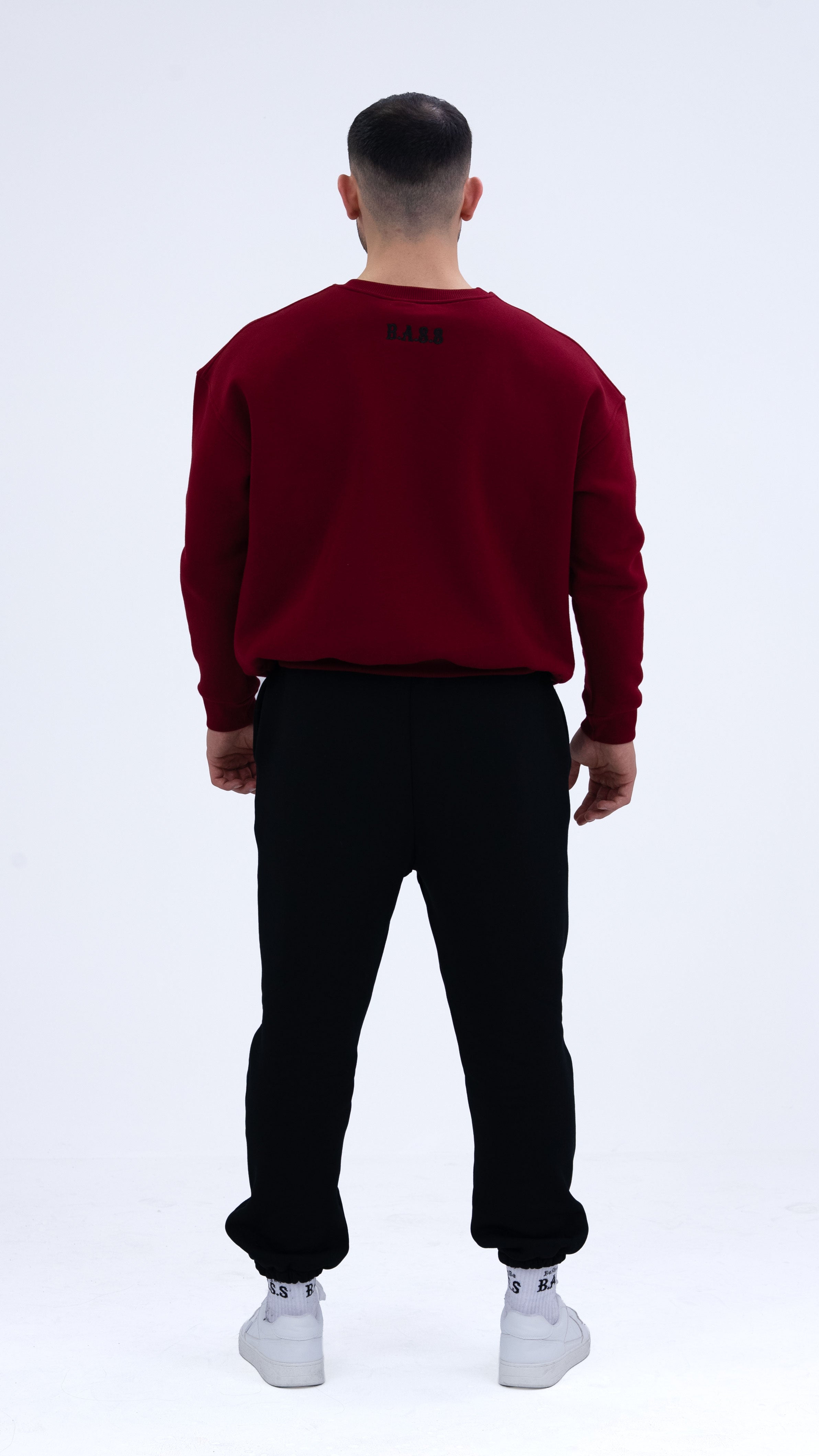 BASS Bordo Premium Sweatshirt Siyah