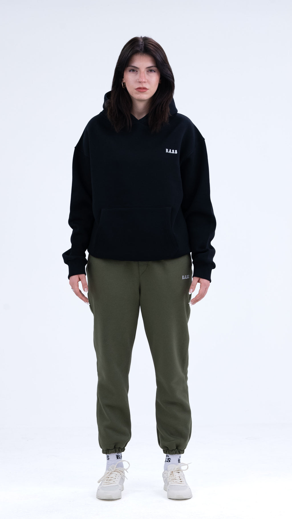 BASS Premium Oversize Eşofman Haki