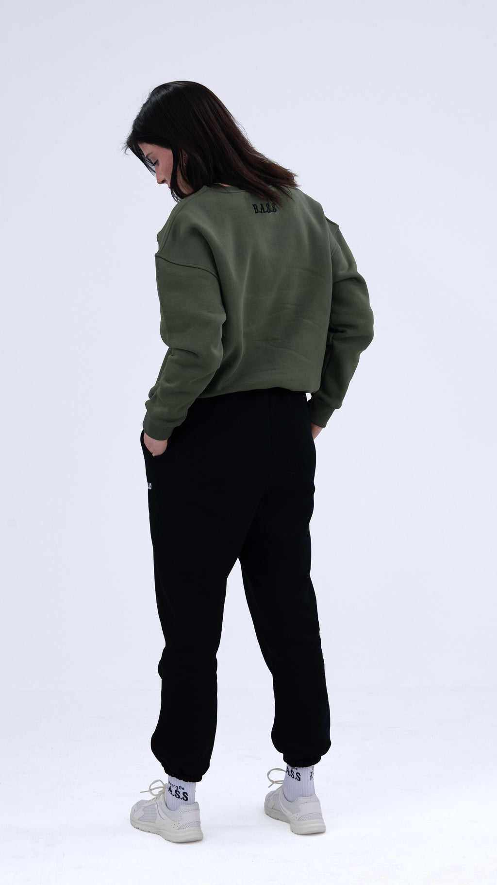 BASS Haki Premium Sweatshirt Siyah