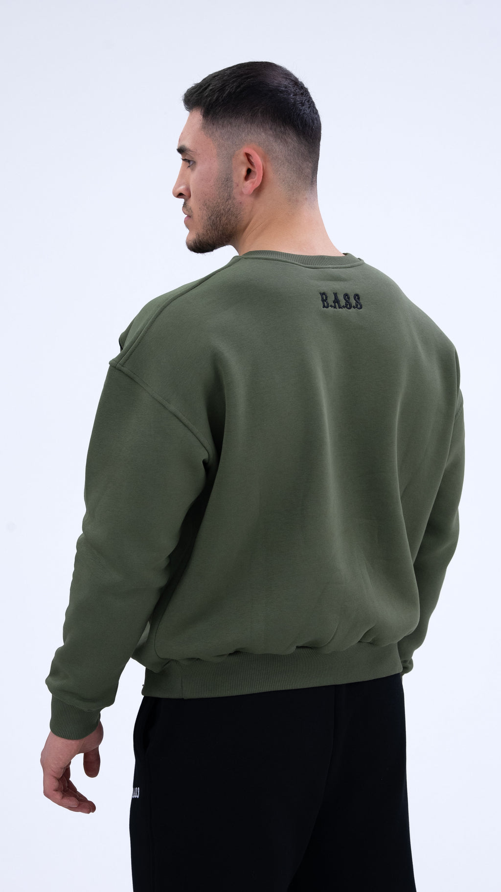 BASS Haki Premium Sweatshirt Siyah