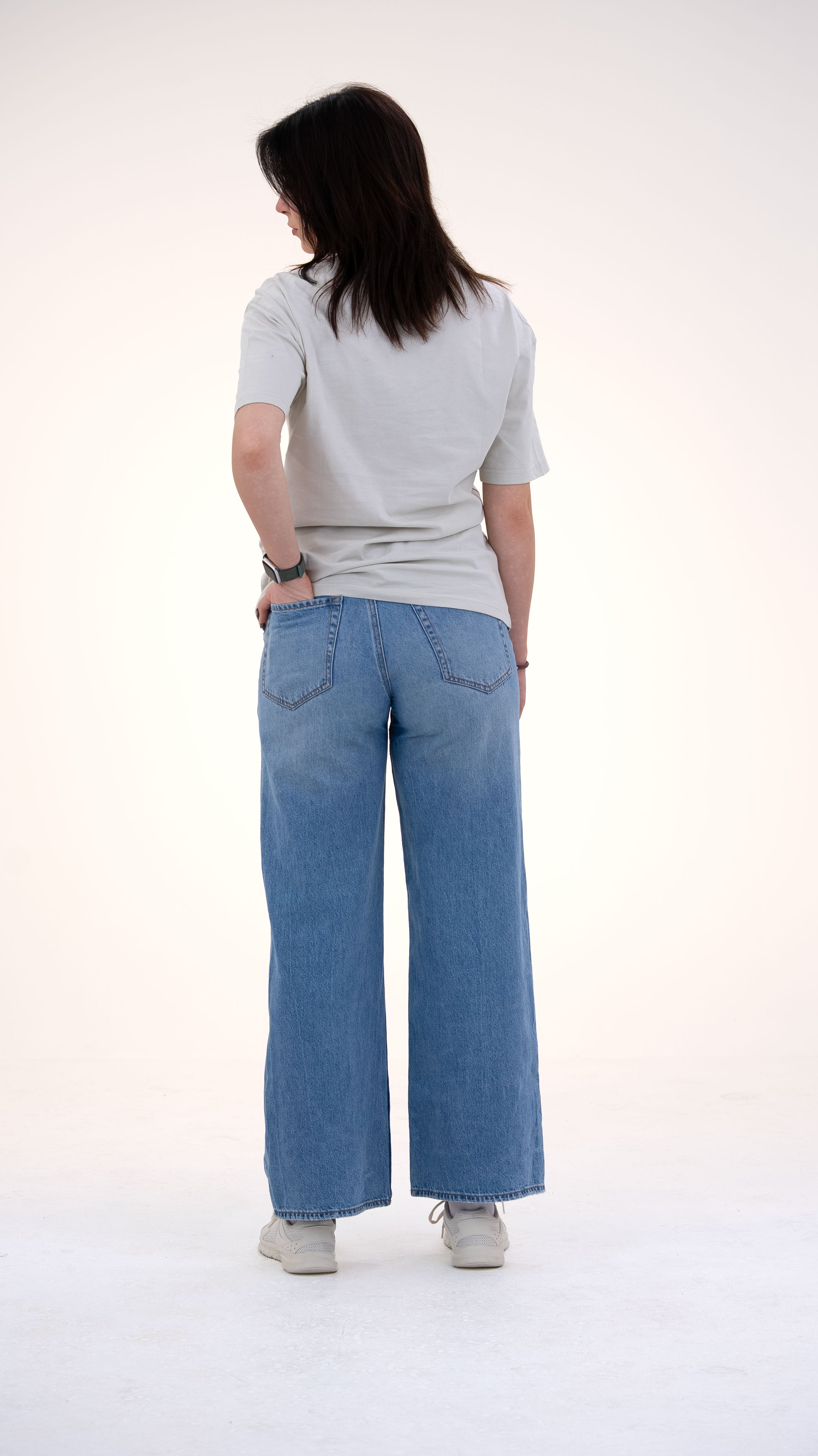 BASS Basic Premium Oversize Tişört Bej
