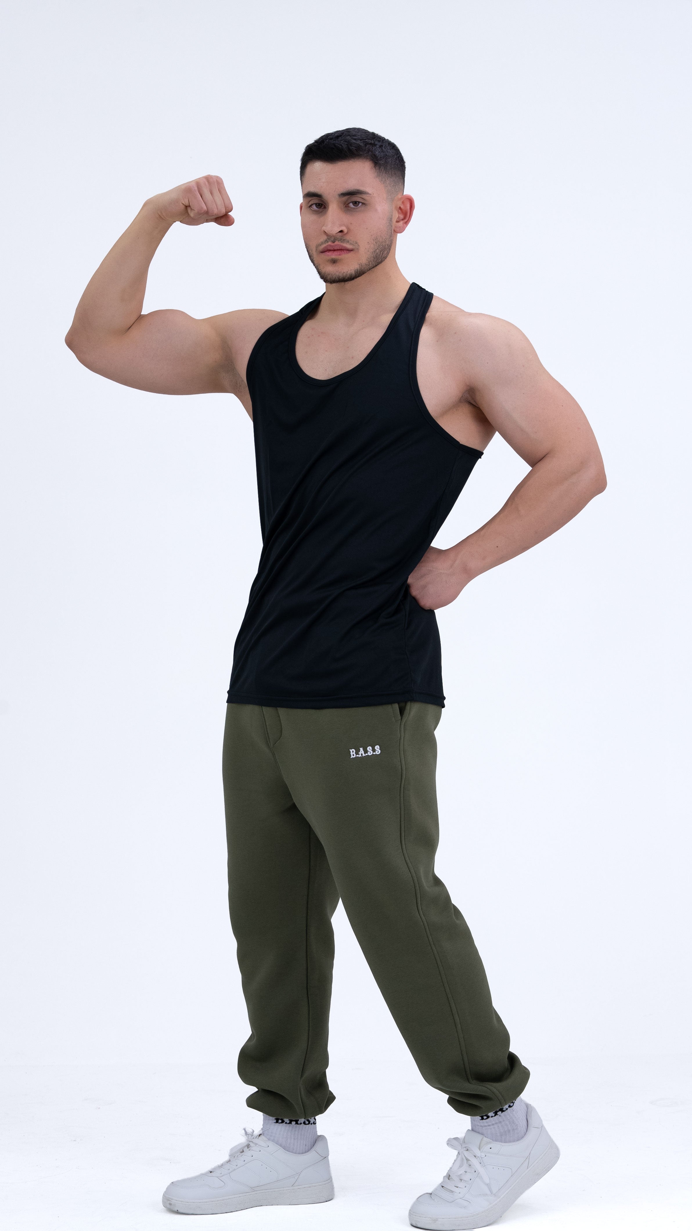 Performance Siyah Athlete Tank