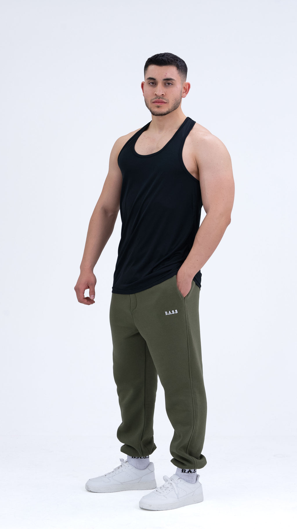 Performance Siyah Athlete Tank