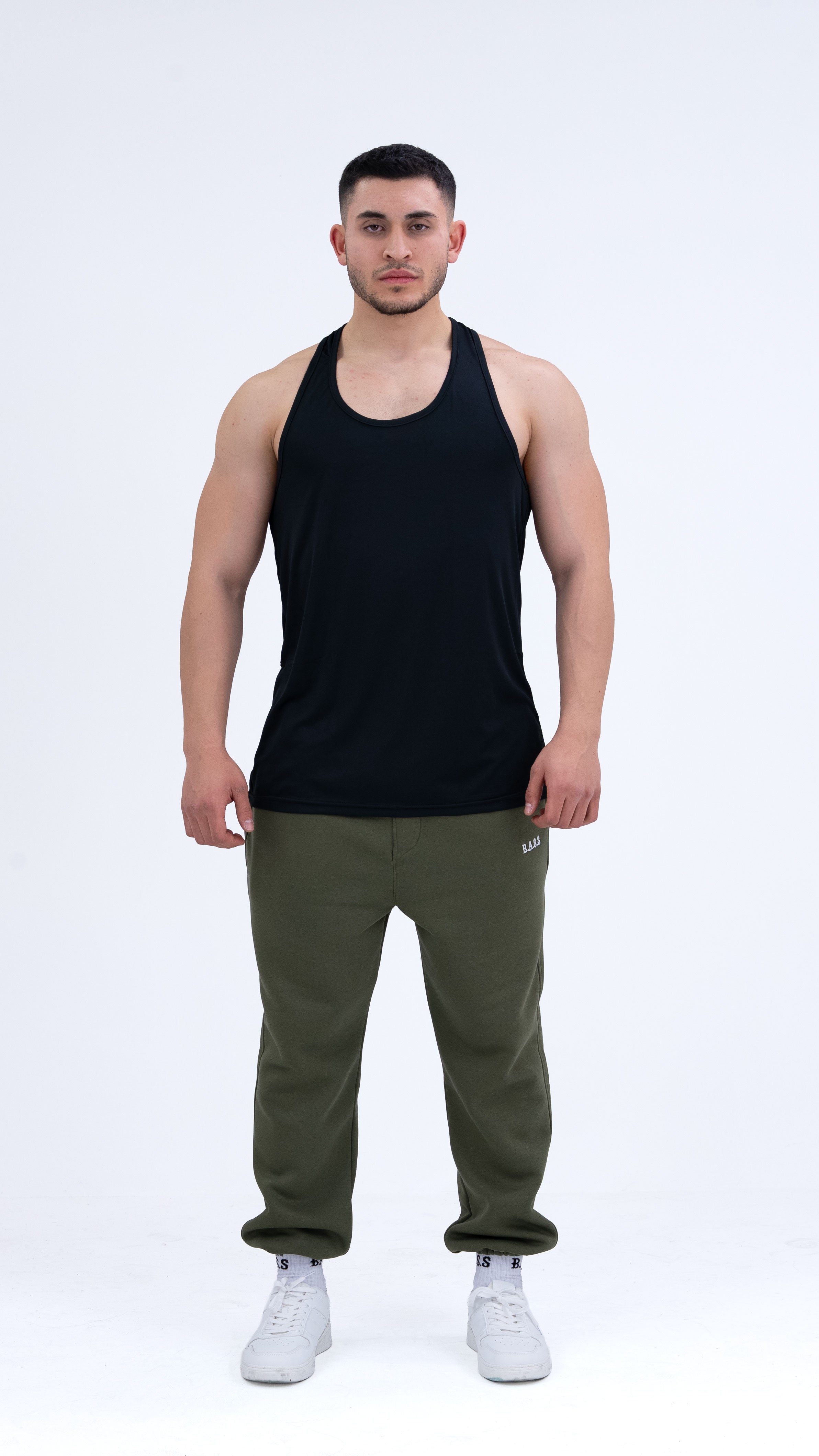 Performance Siyah Athlete Tank