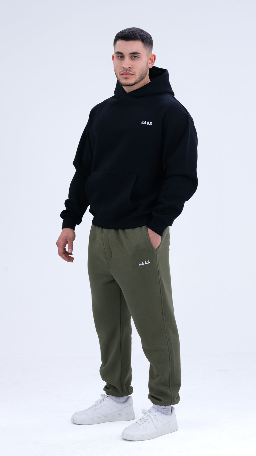 BASS Premium Oversize Eşofman Haki