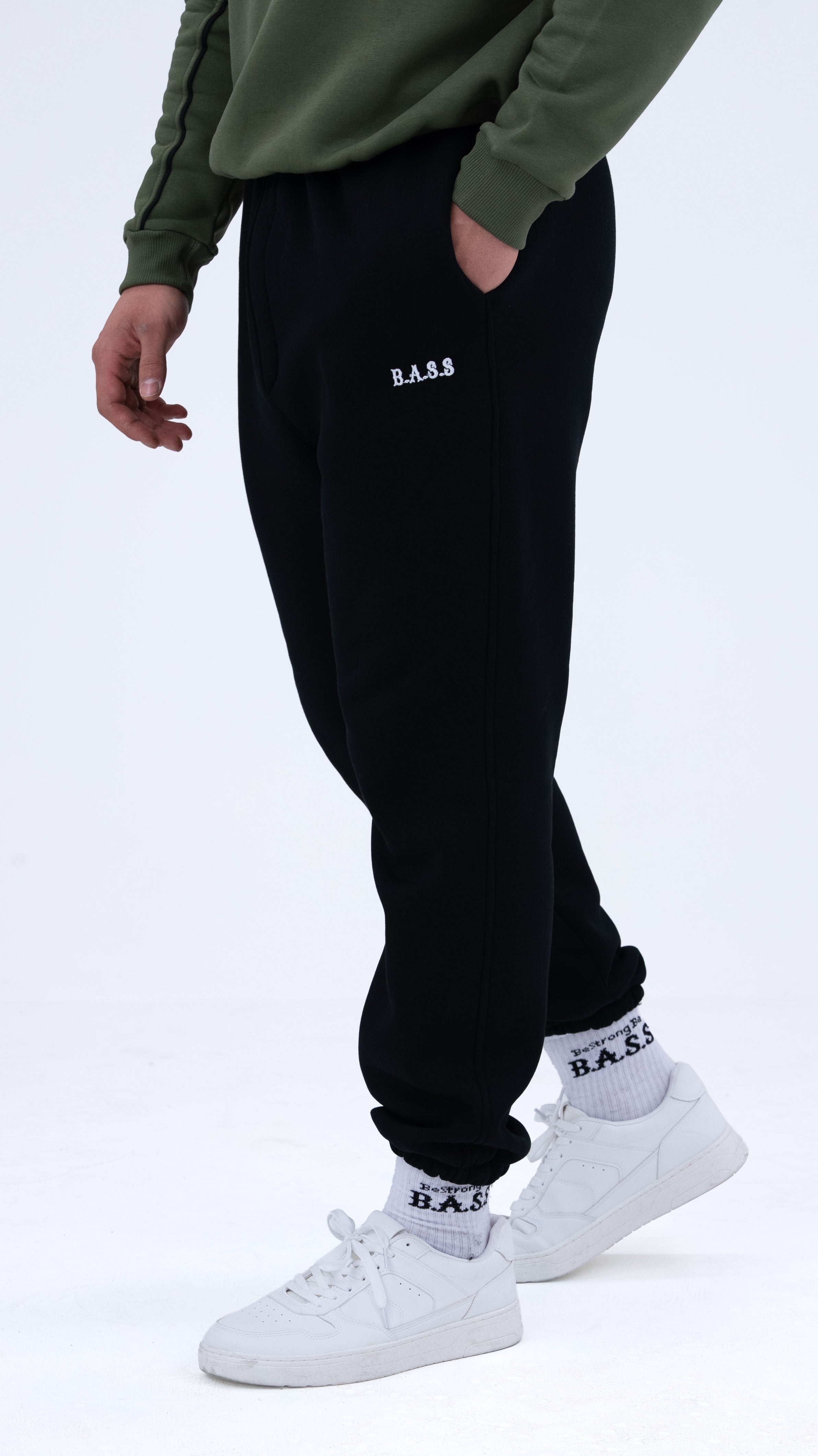 BASS Premium Oversize Eşofman Siyah