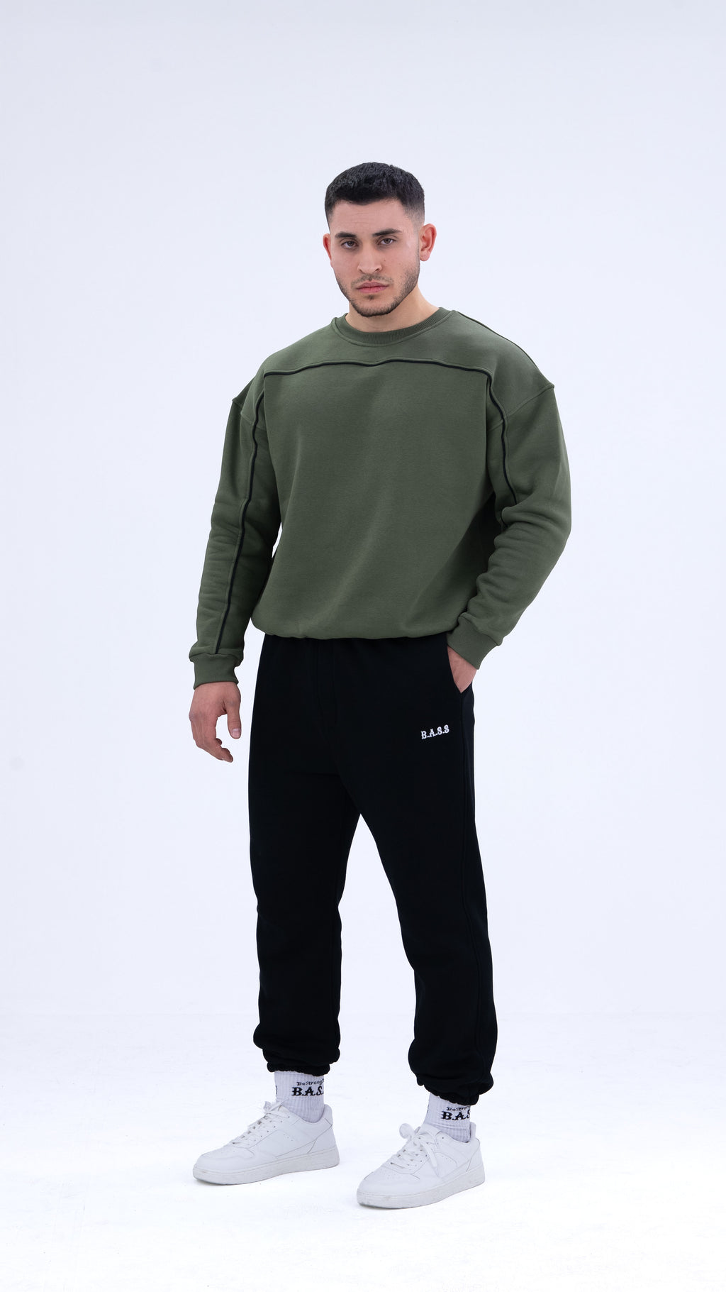 BASS Premium Oversize Eşofman Siyah
