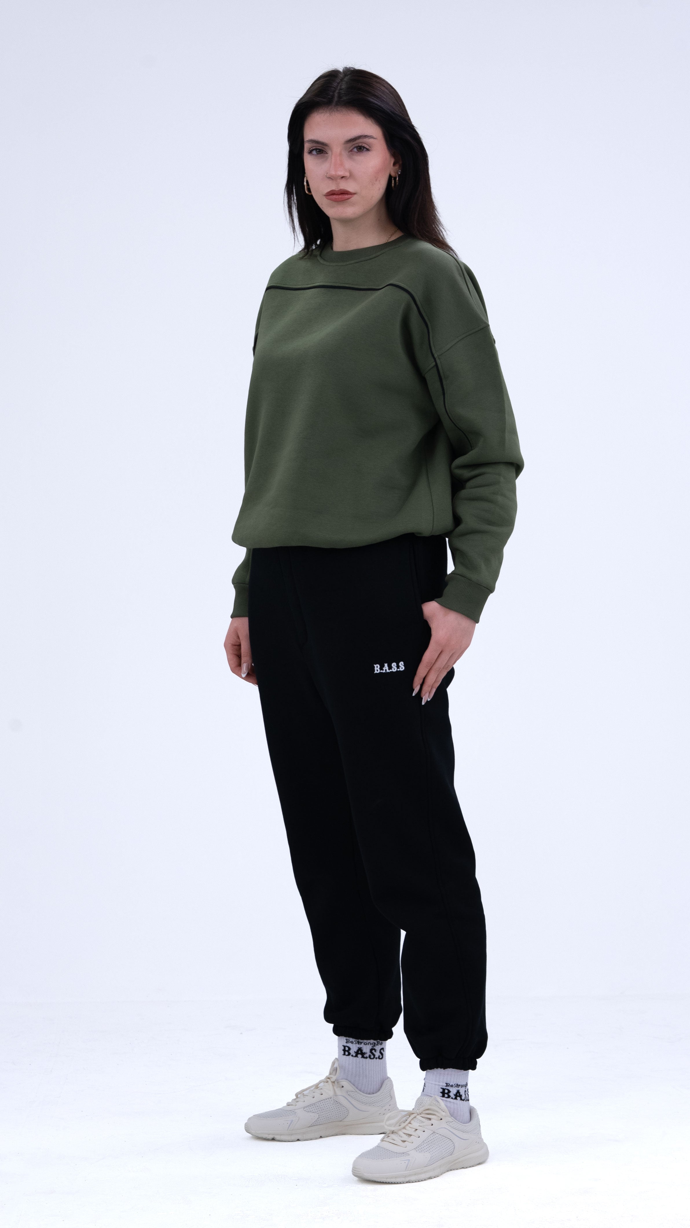 BASS Premium Oversize Eşofman Siyah