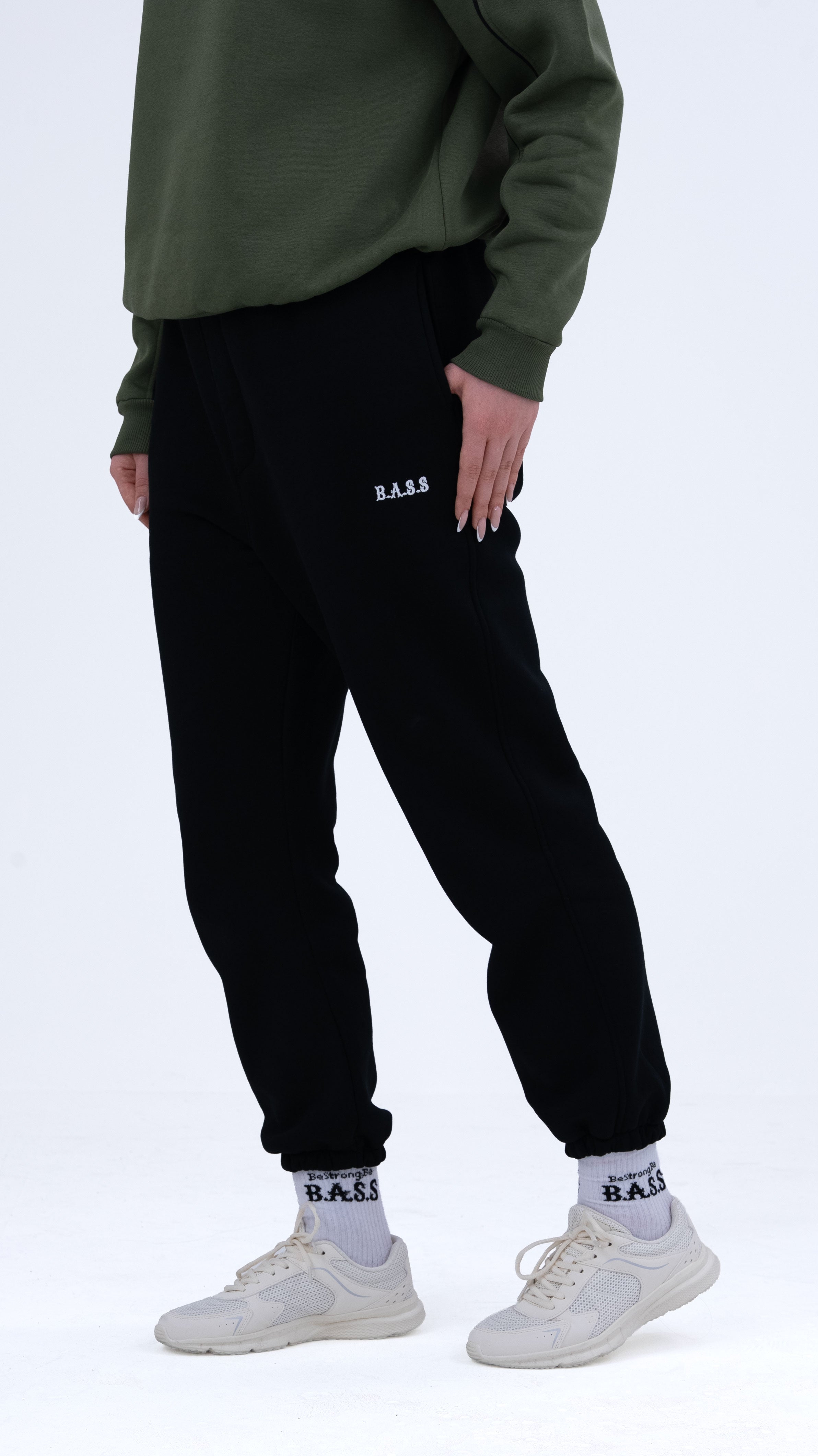 BASS Premium Oversize Eşofman Siyah