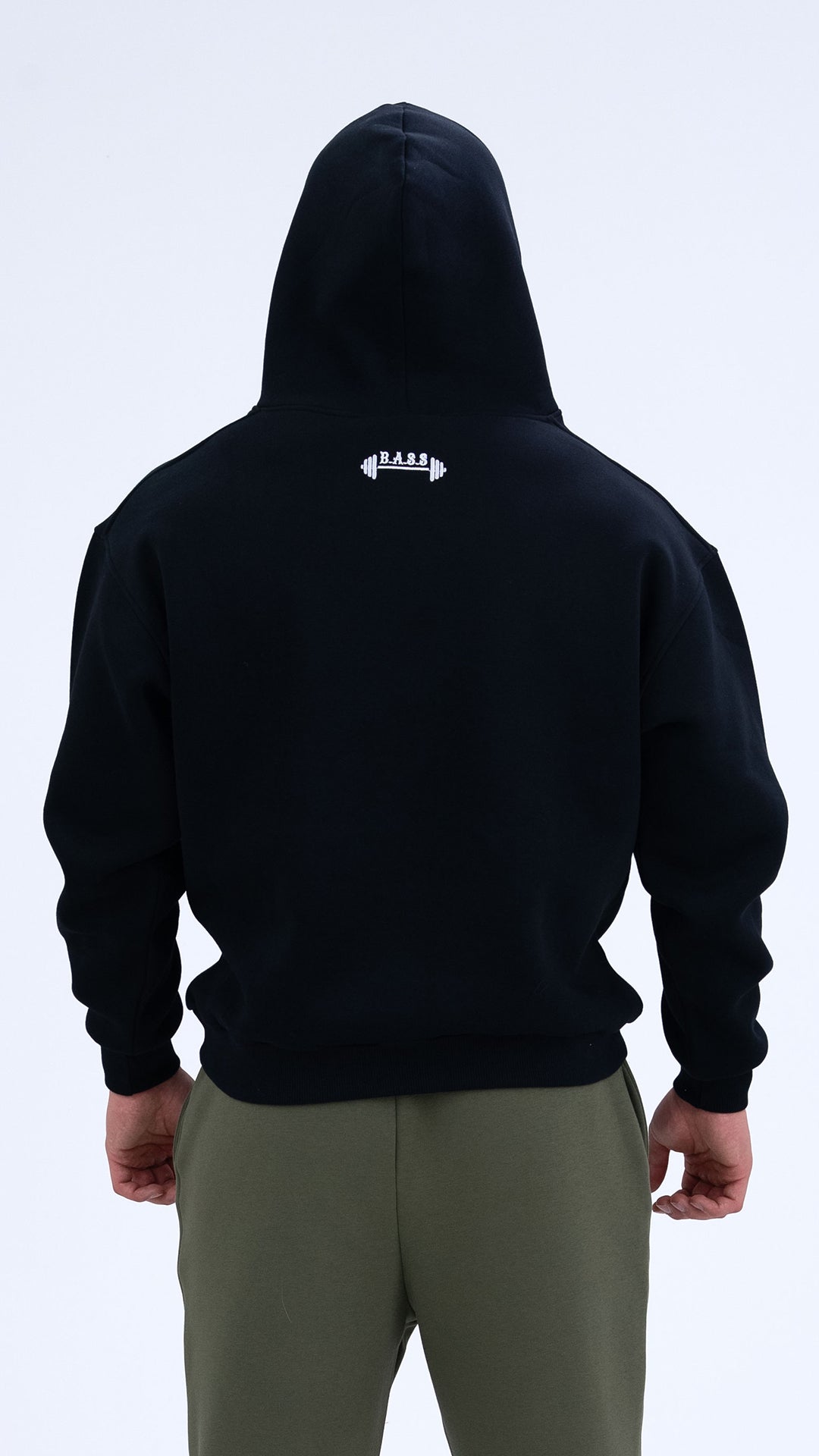 BASS Premium Oversize Hoodie Siyah