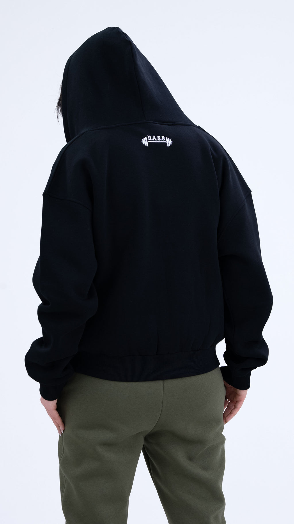 BASS Premium Oversize Hoodie Siyah