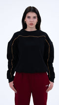 BASS Siyah Premium Sweatshirt Gold