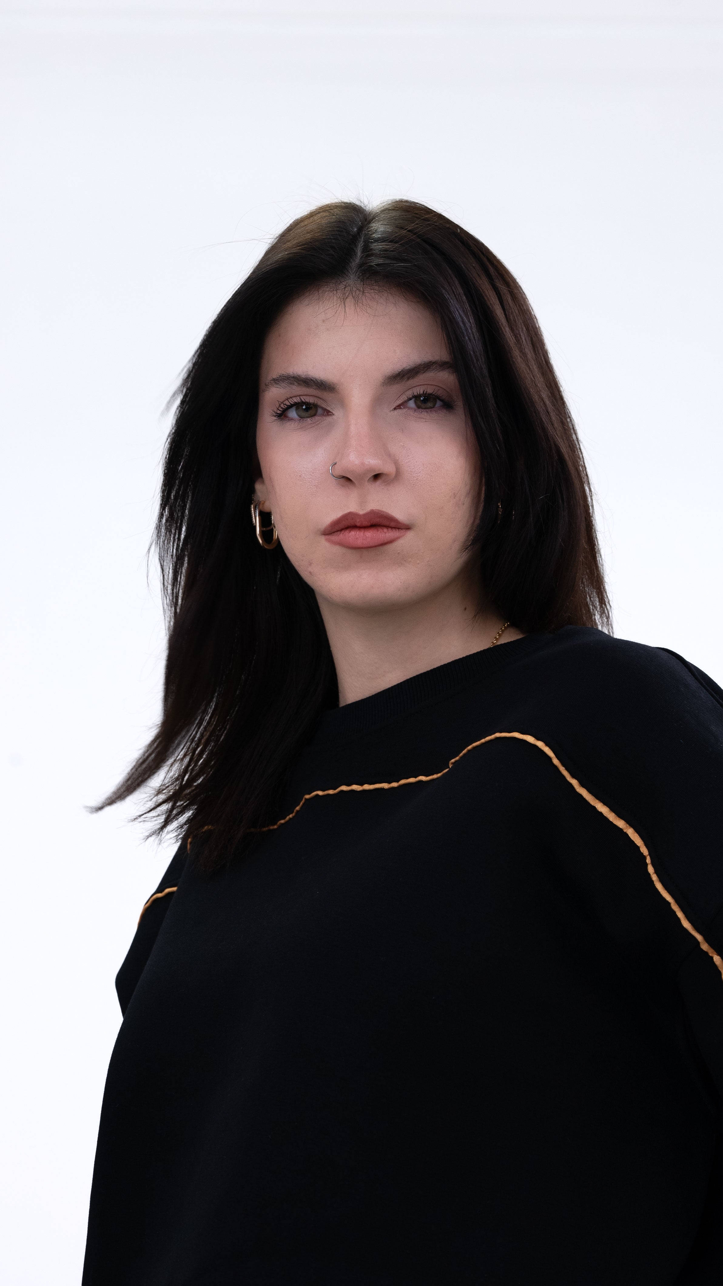 BASS Siyah Premium Sweatshirt Gold