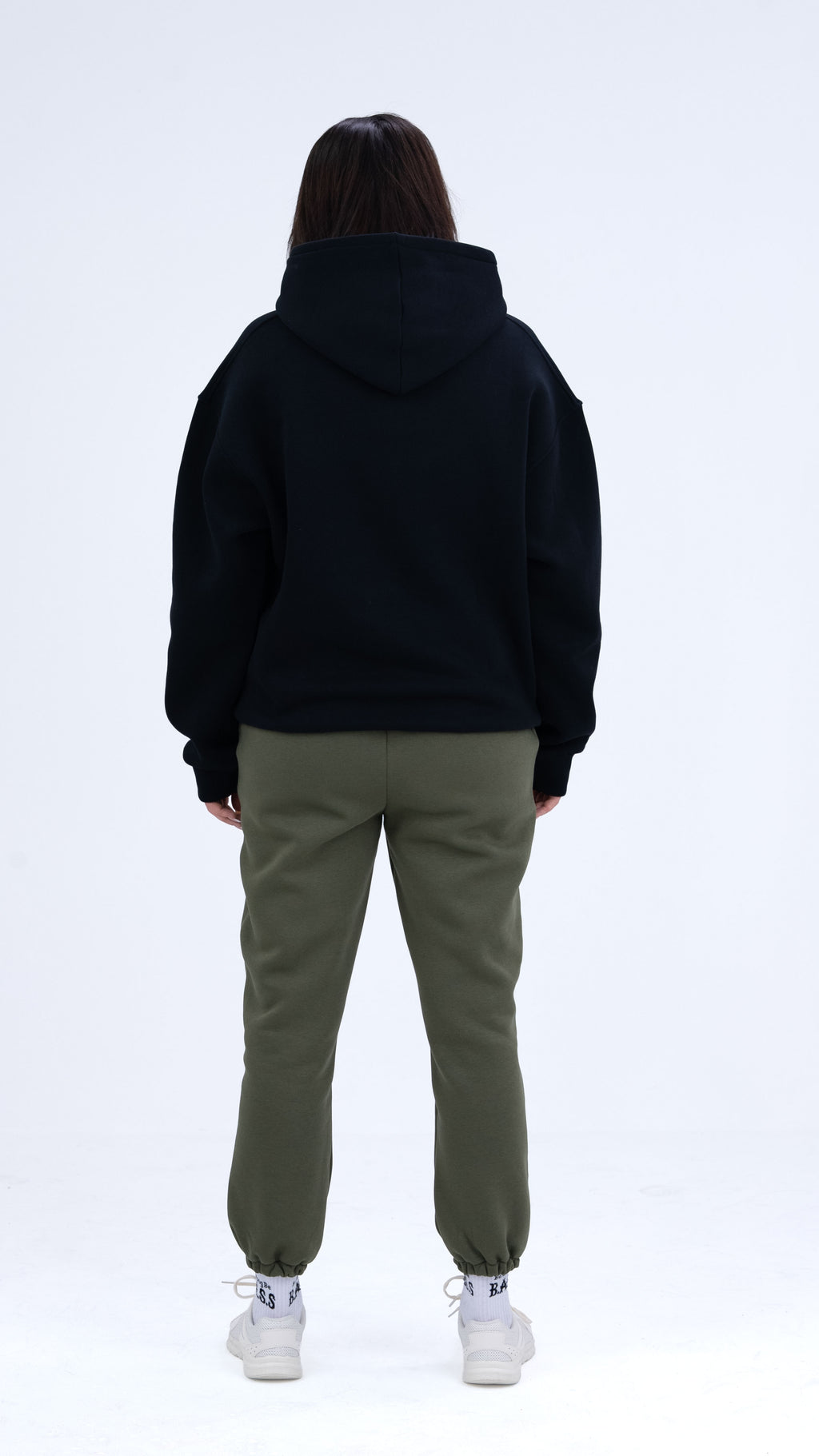 BASS Premium Oversize Hoodie Siyah