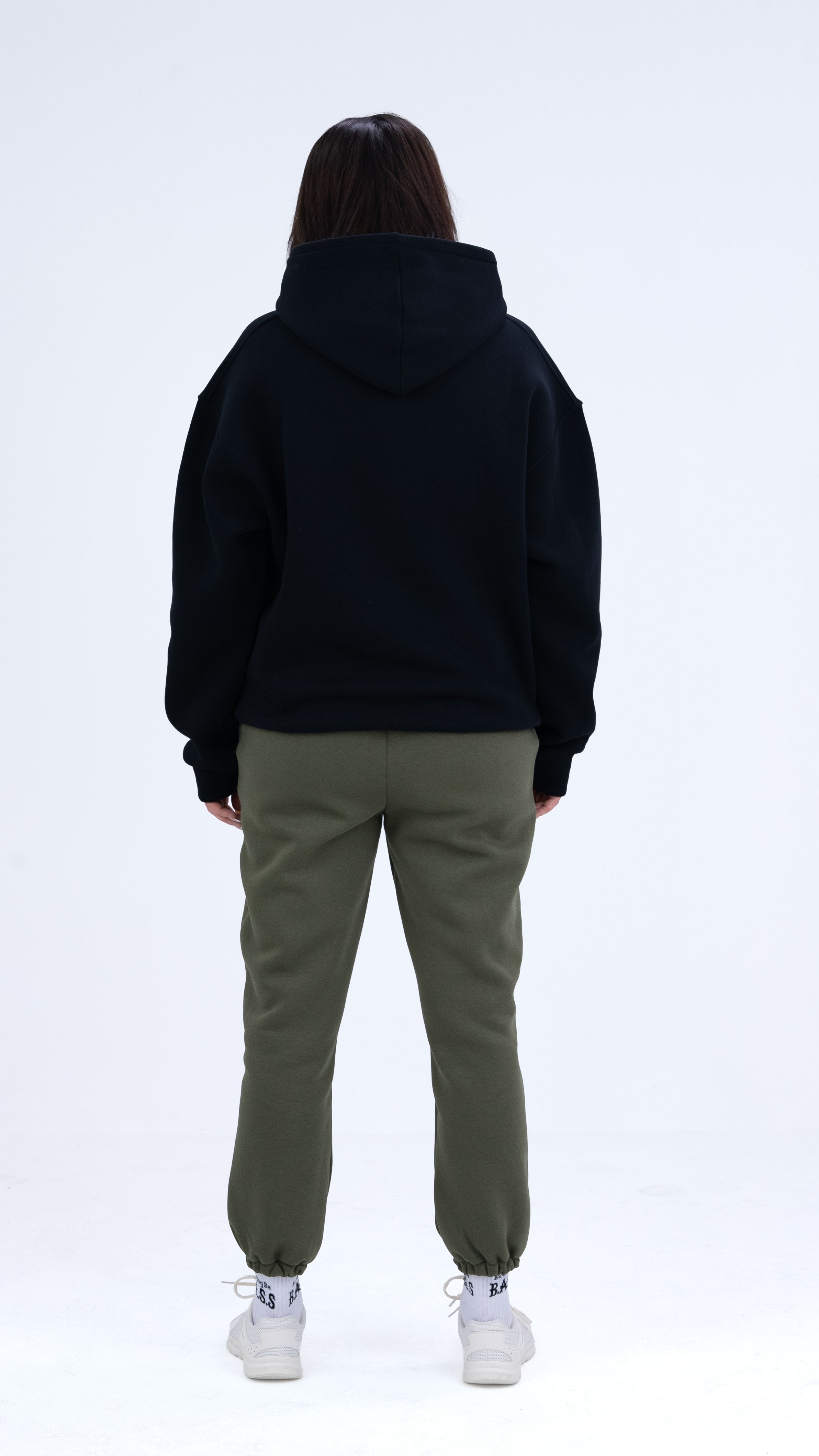 BASS Premium Oversize Hoodie Siyah