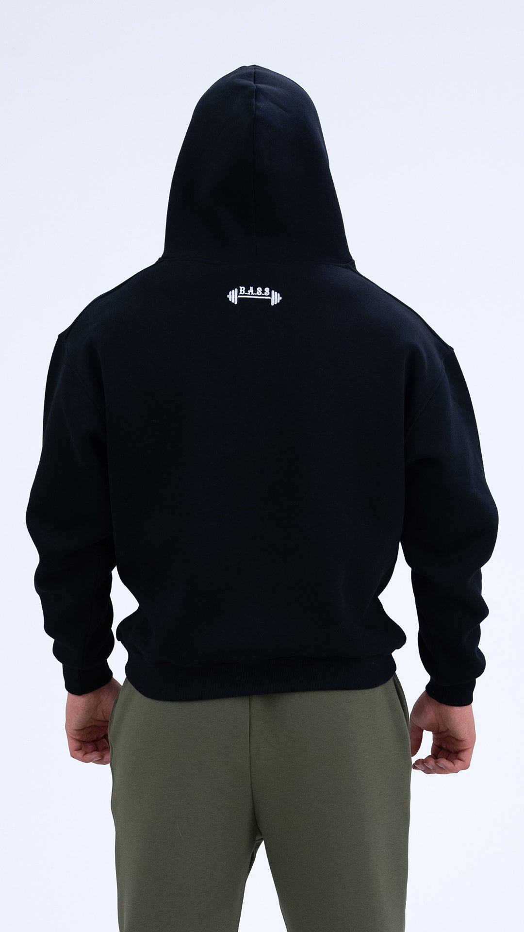 BASS Premium Oversize Hoodie Siyah