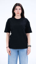 BASS Basic Premium Oversize Tişört Siyah