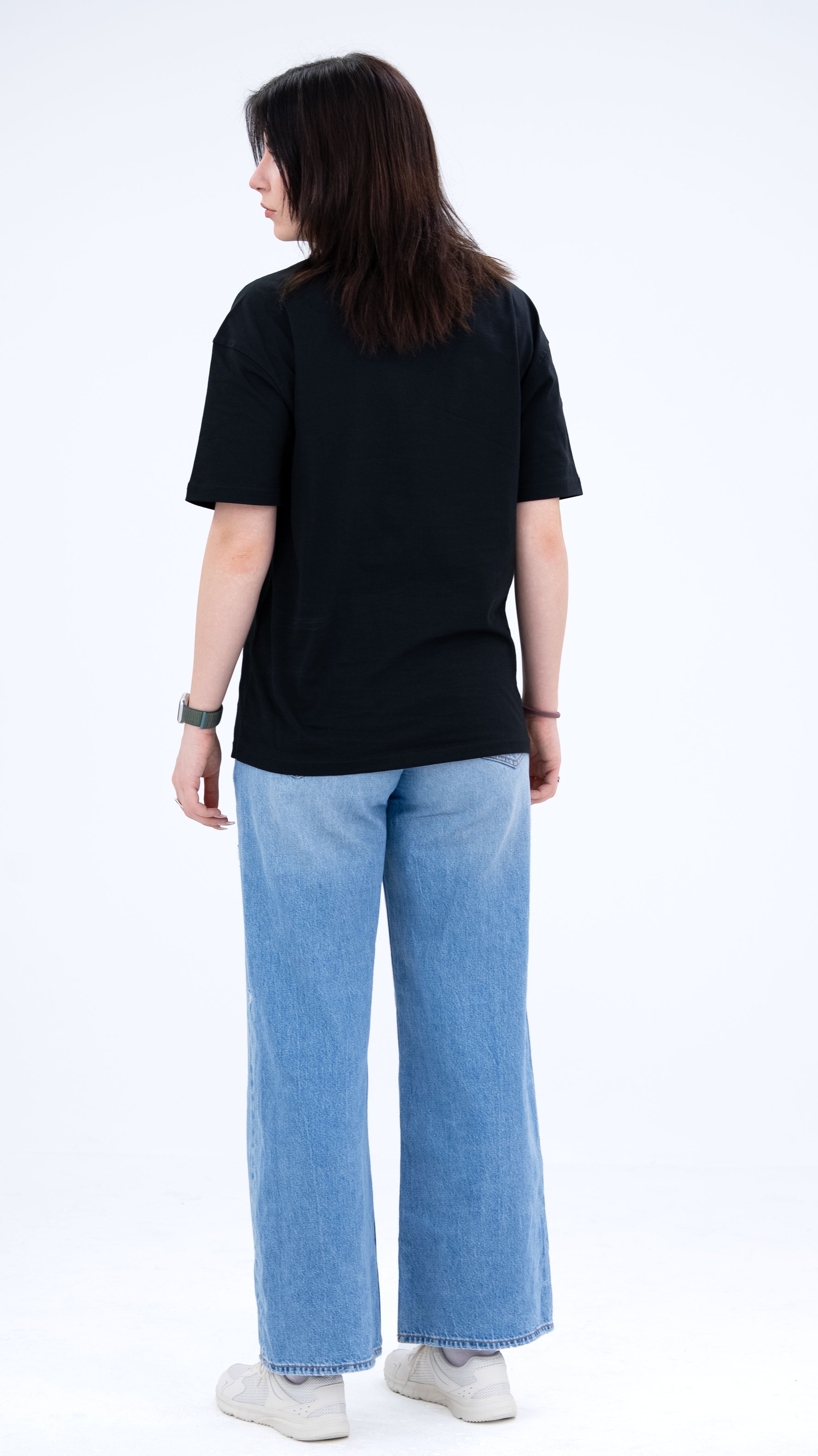 BASS Basic Premium Oversize Tişört Siyah